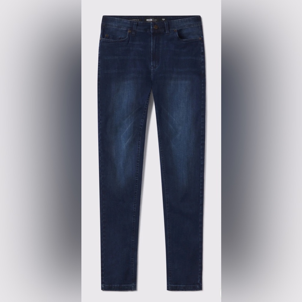 Men's Dark Indigo Straight Jeans